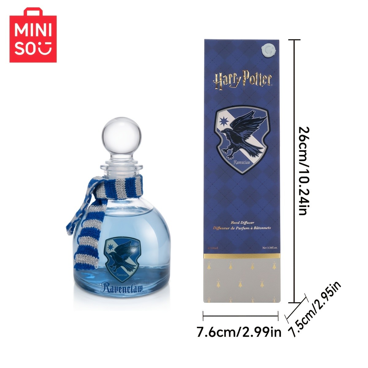 MINISO  Harry Potter Ravenclaw College Reed Diffuser