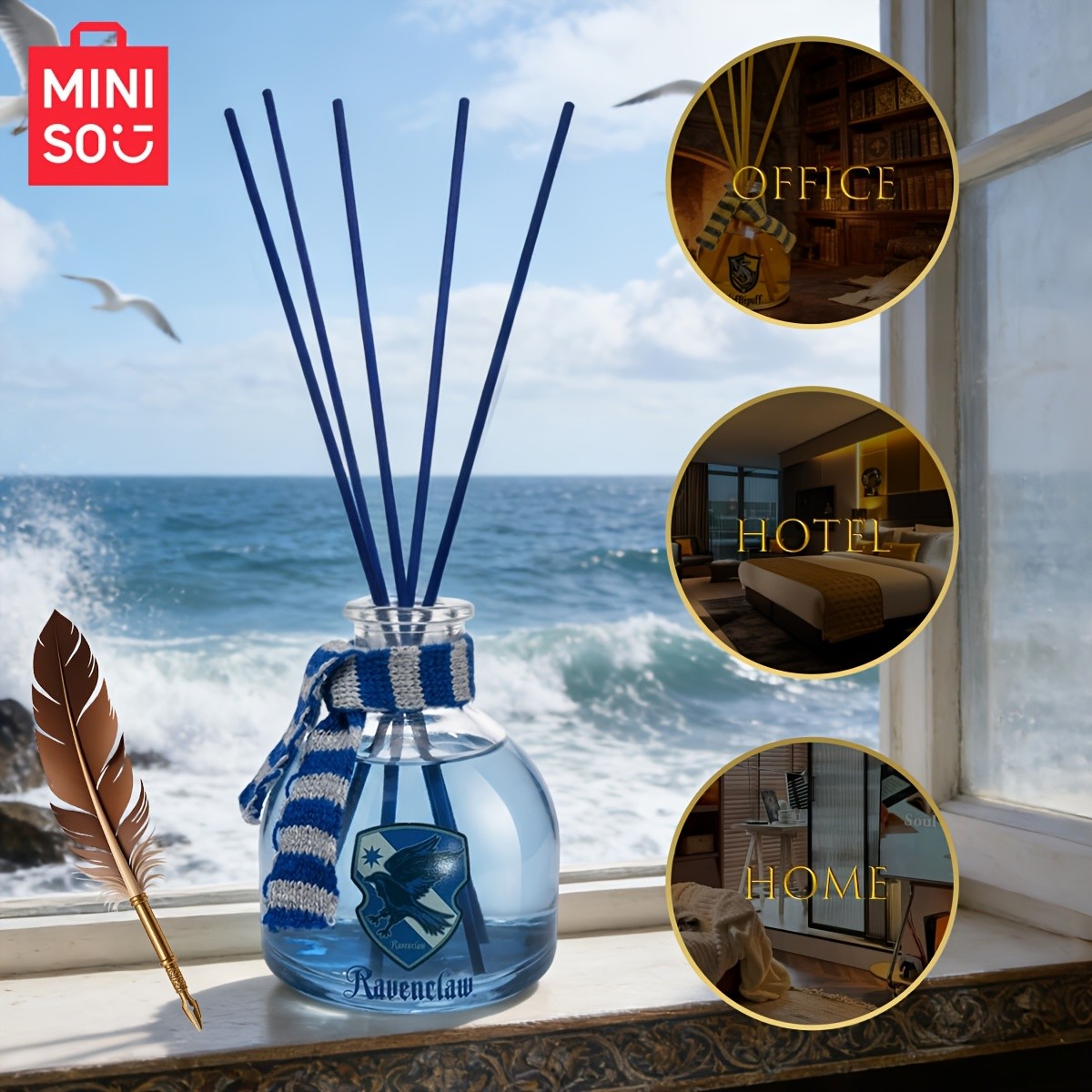 MINISO  Harry Potter Ravenclaw College Reed Diffuser
