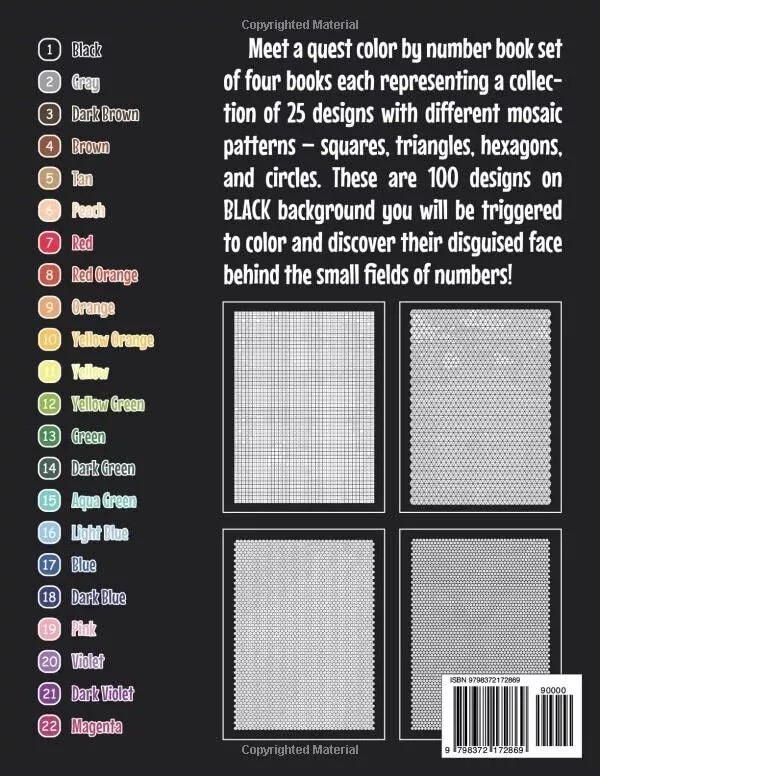 Color by Numbers Book