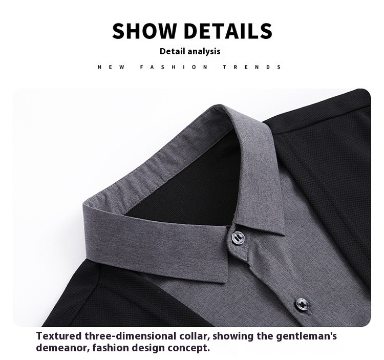 Men's Fake Two-Piece Shirt Collar Knitted Cardigan!