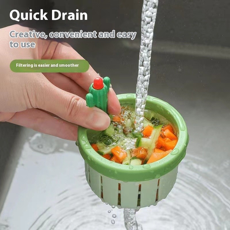 Cactus Kitchen Automatic Dumping Sink Filter