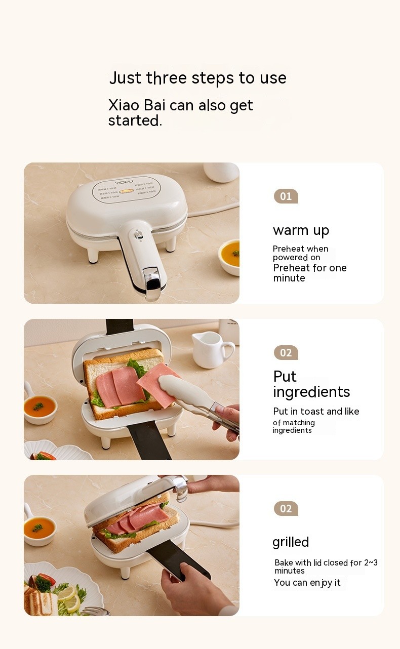 Mini Portable Sandwich Maker