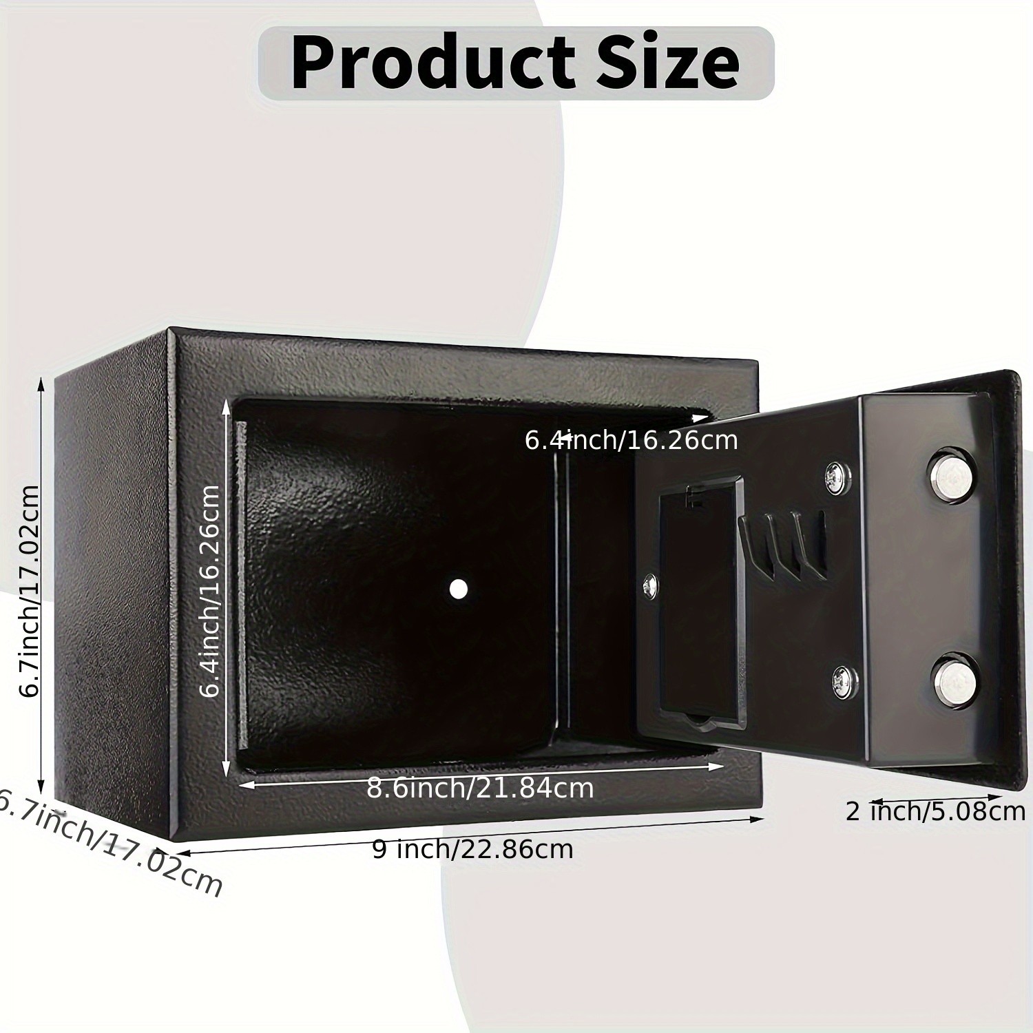 Digital Steel Home Safe 6.4L