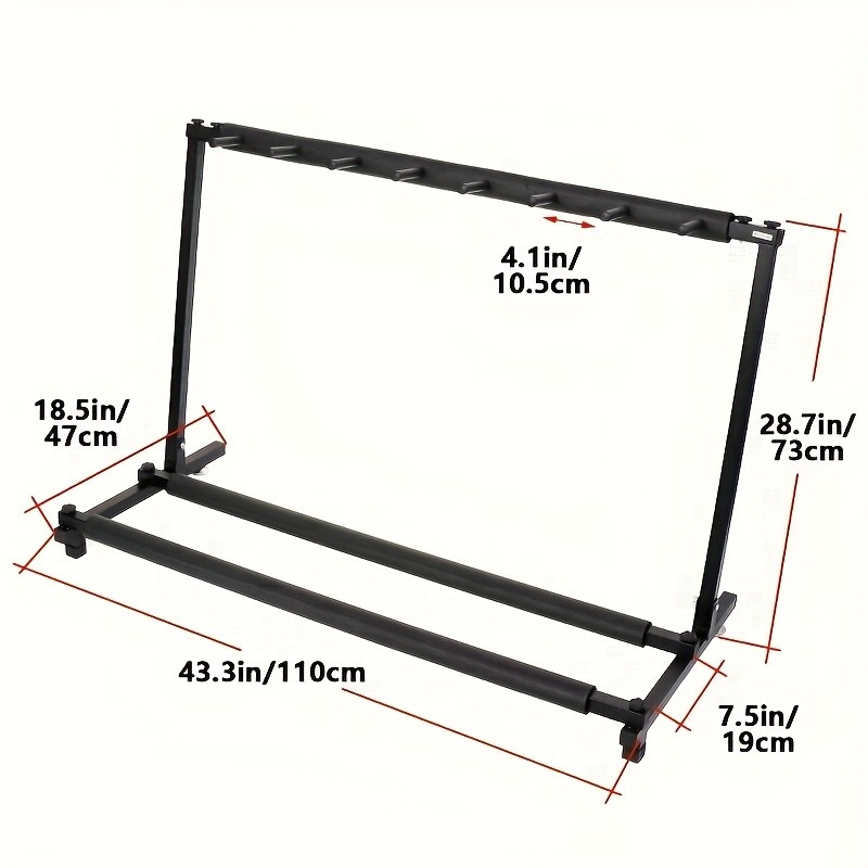 7 Heads Guitar Stand, Multi-Guitar Stand