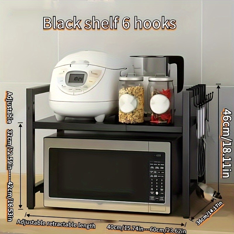 Microwave Oven Rack Smart Space Saving Storage