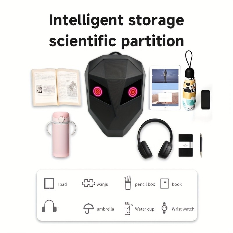 LED Mens Backpack with Display  Carry Bold, Be Seen Anywhere