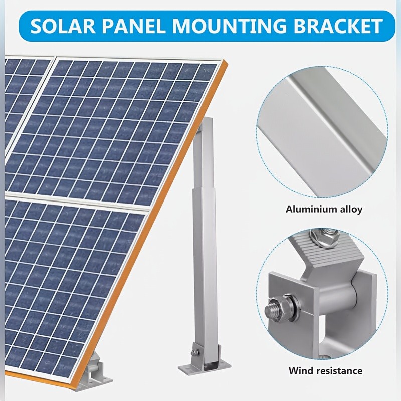 1 Set Adjustable Solar Panel Mounting Brackets