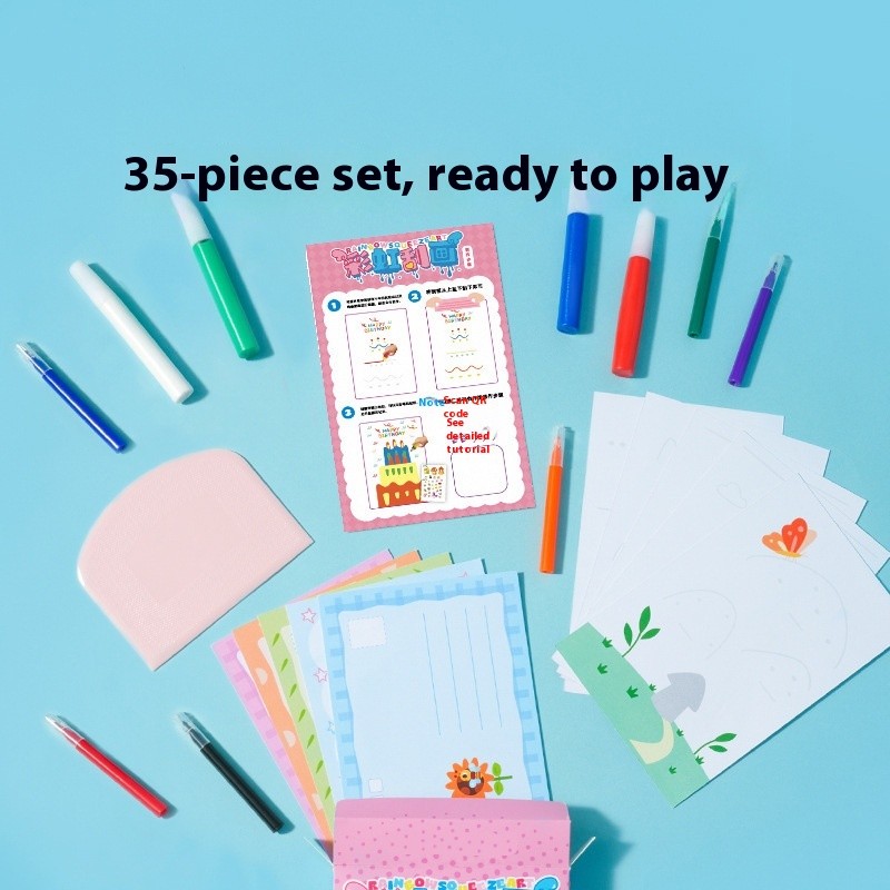 Childrens Fun Book Doodle Scratch Toy