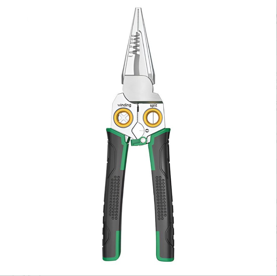 8-in-1 Wire Stripper with Electrical Measuring Pliers