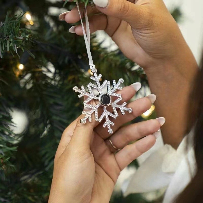 Snowflake Photo Ornament