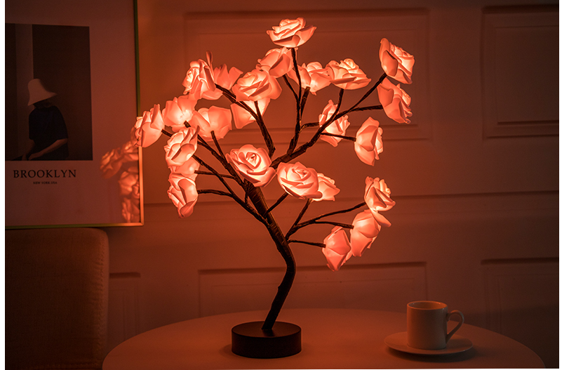 Forever Rose Tree Lamp - Light up Love