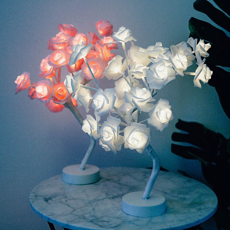 Forever Rose Tree Lamp - Light up Love
