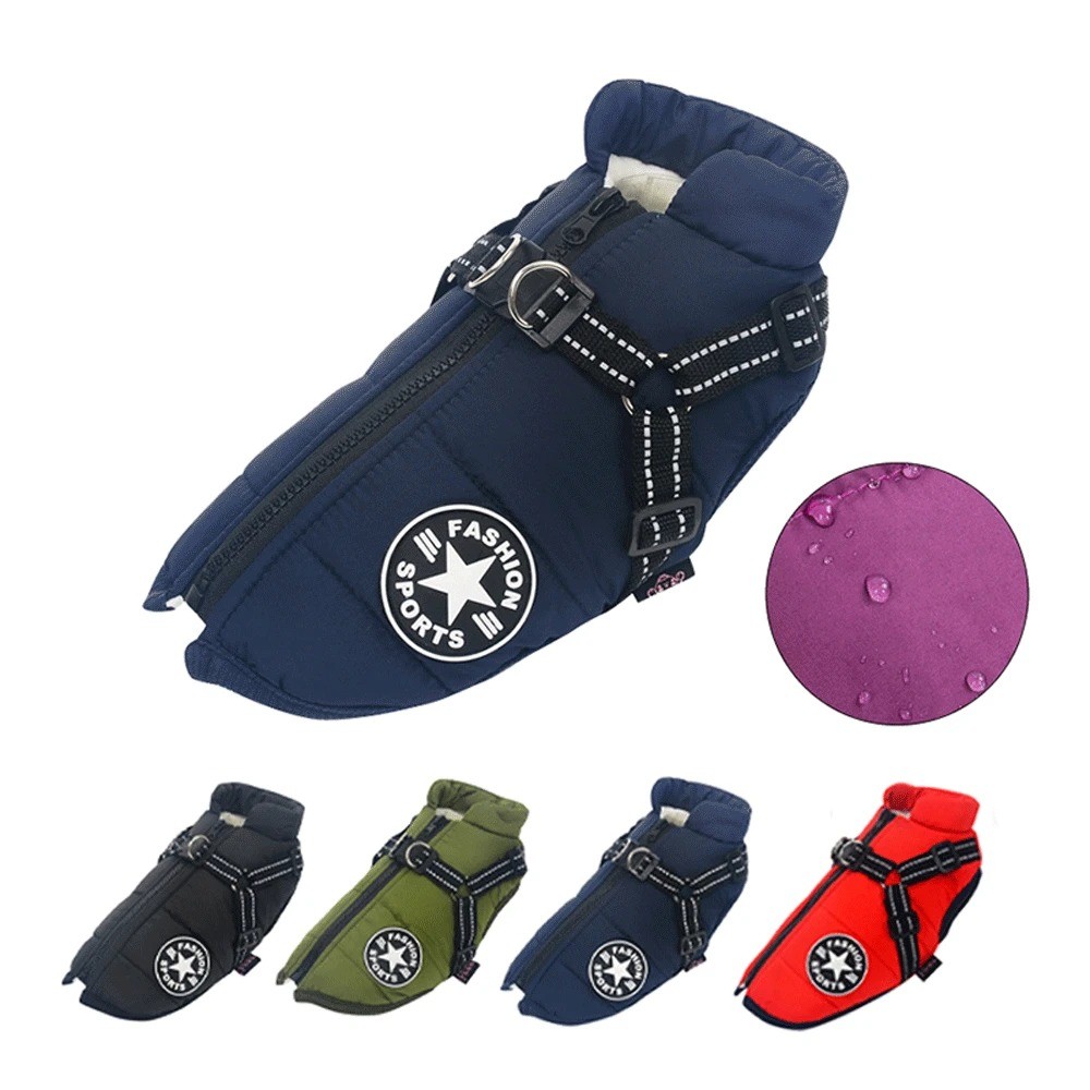 Dog Coat with Harness