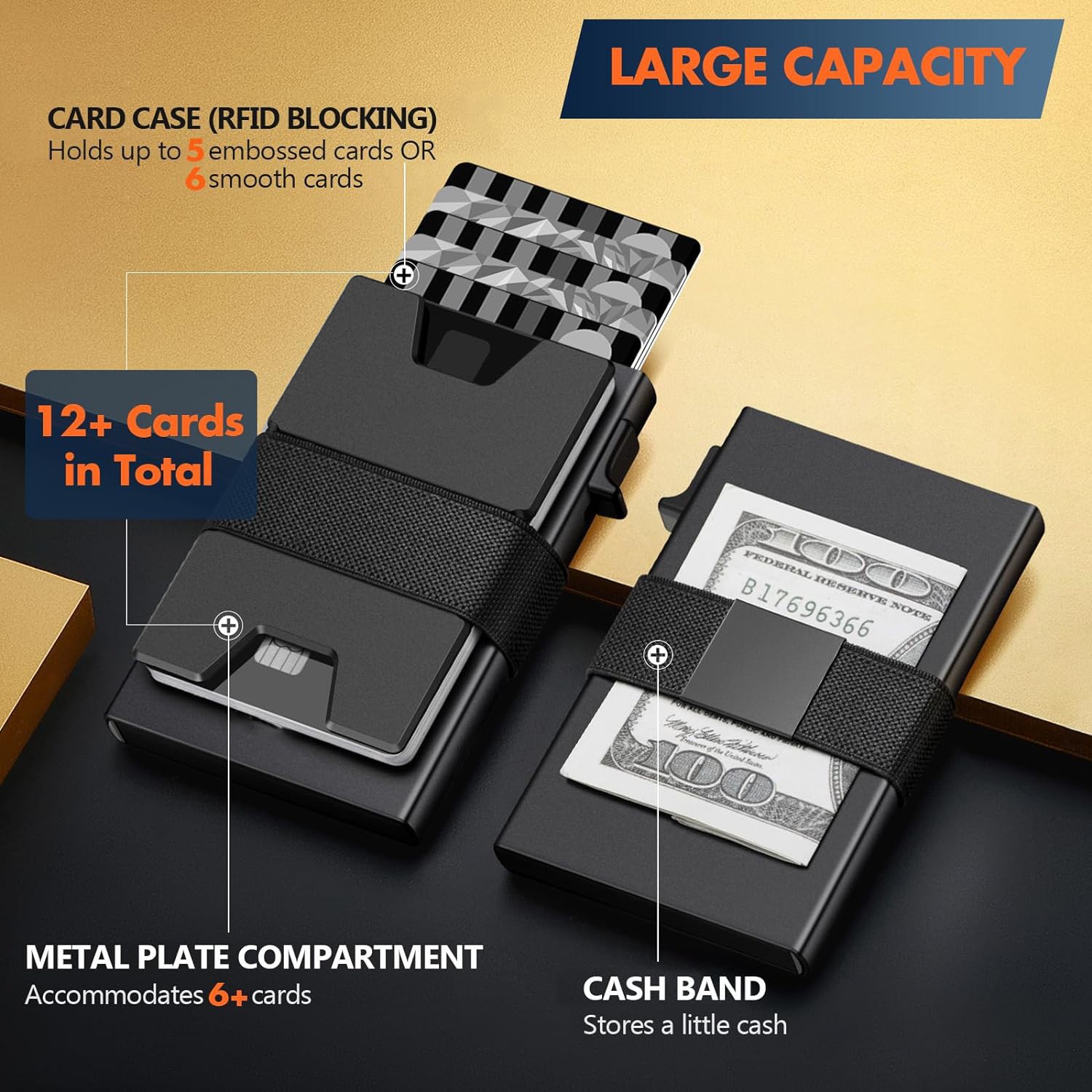 Aluminum Card Wallet RFID