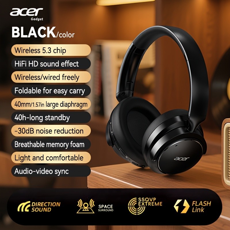 Acer Ohr560 Wireless Headphones