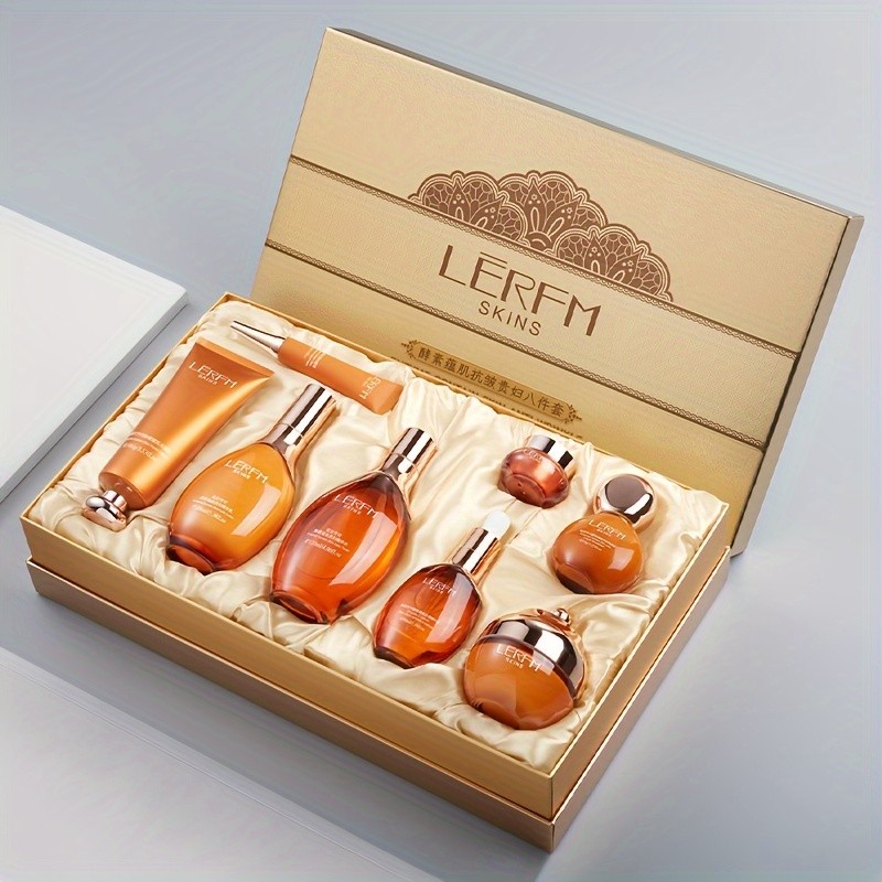 LNFK 8pcs Luxury Skincare Set for Women