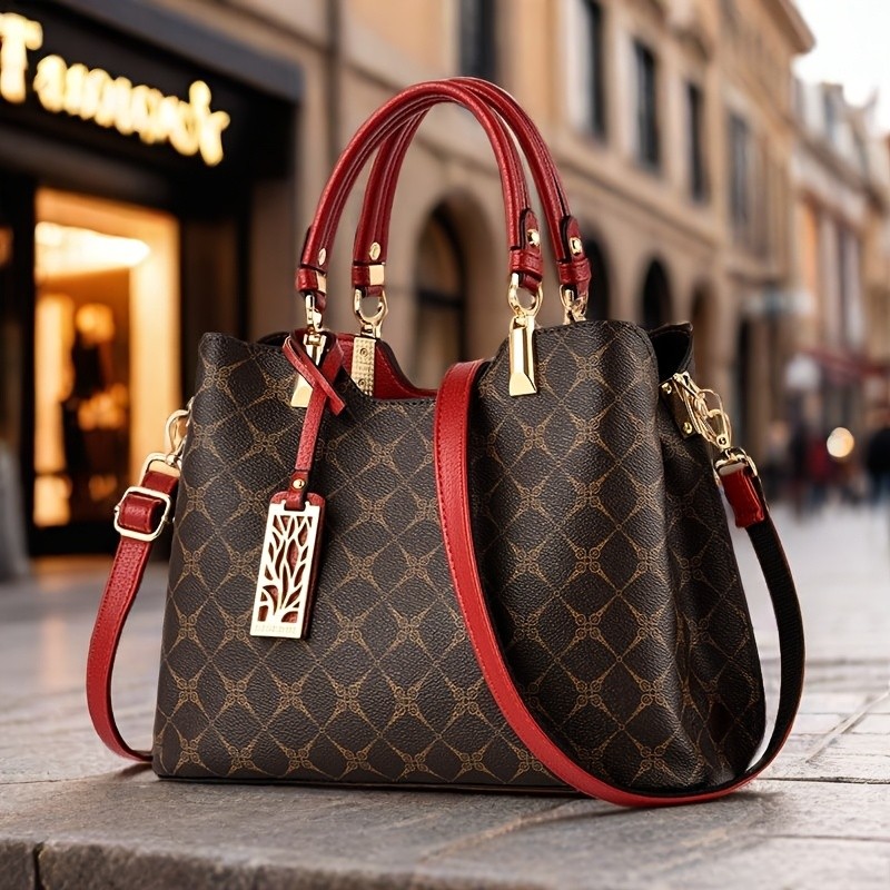 Womens High-Quality Top-Grain Genuine Leather Handbag