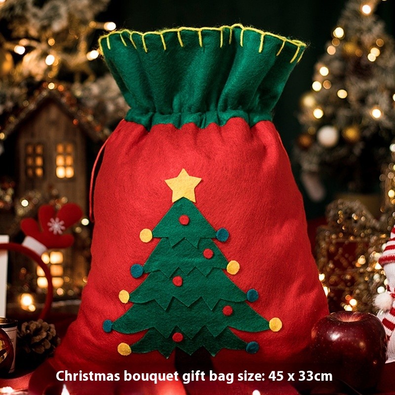 Drawstrings Christmas Gift Bags