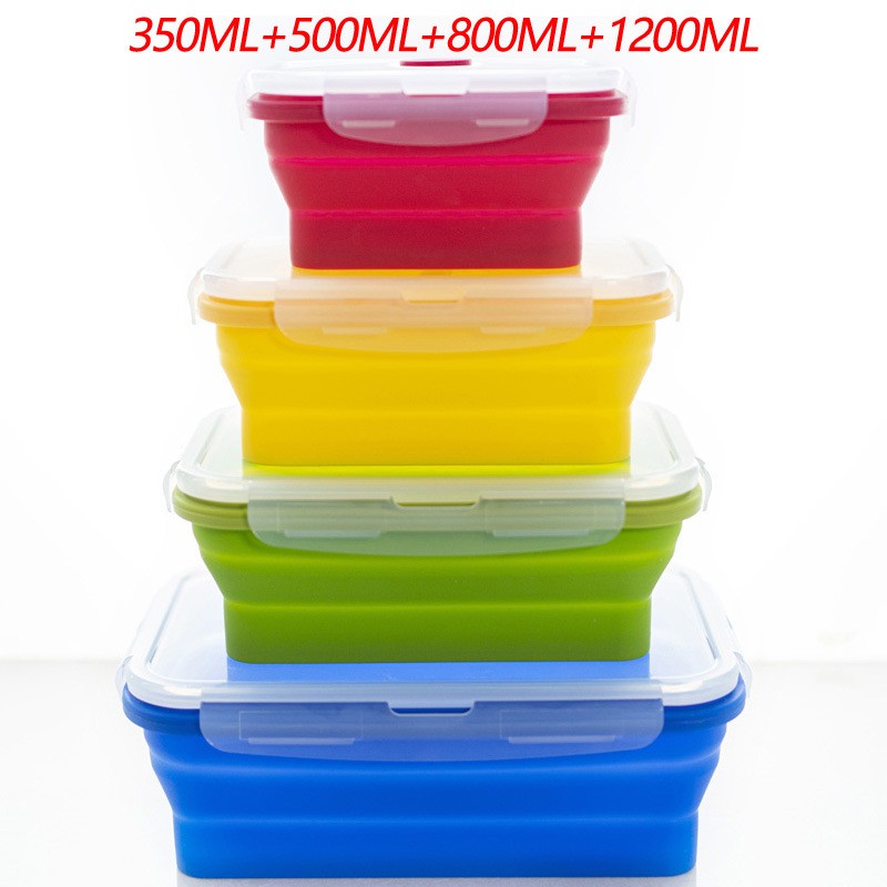 Collapsible Silicone Food Storage SET