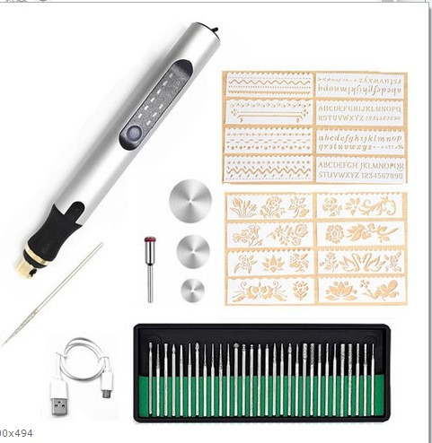 USB Rechargeable Portable Electric Micro-Sanding Engraving Pen