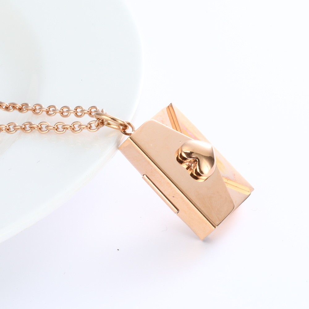 Envelope Letter Necklace
