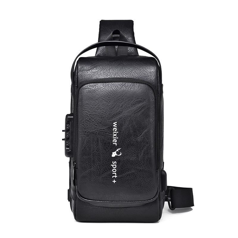 Anti-Theft USB Charging Crossbody Backpack