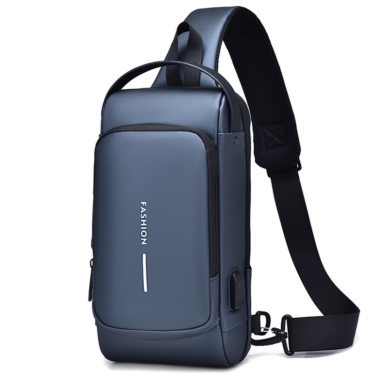 Anti-Theft USB Charging Crossbody Backpack