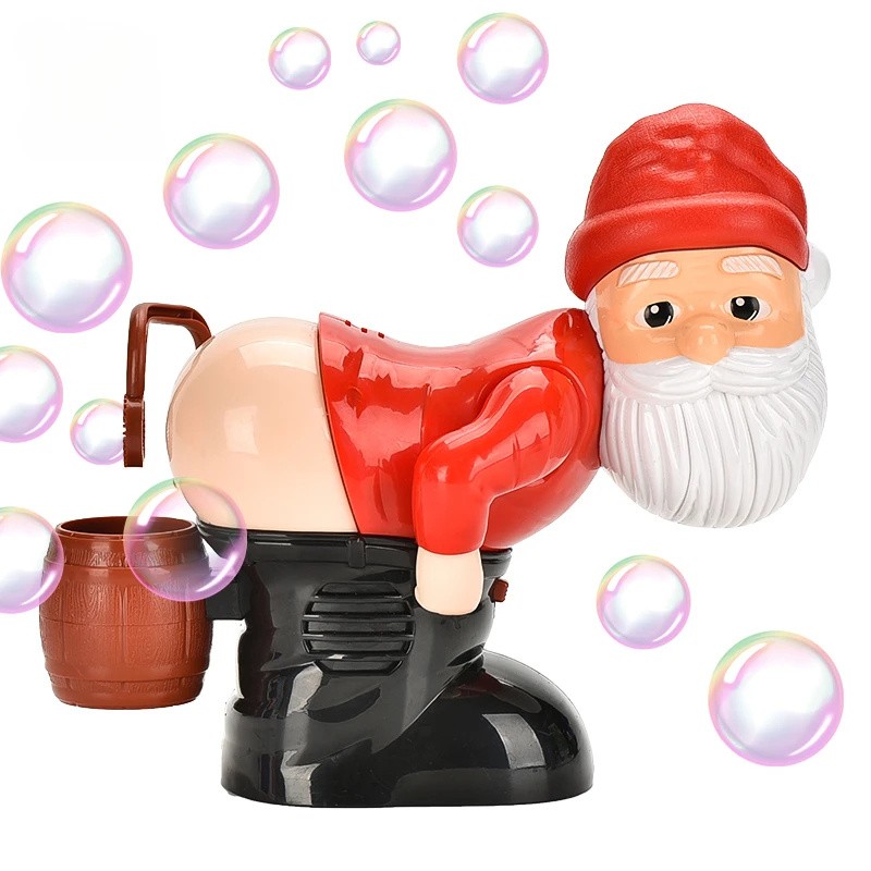 Bubble Blowing Santa
