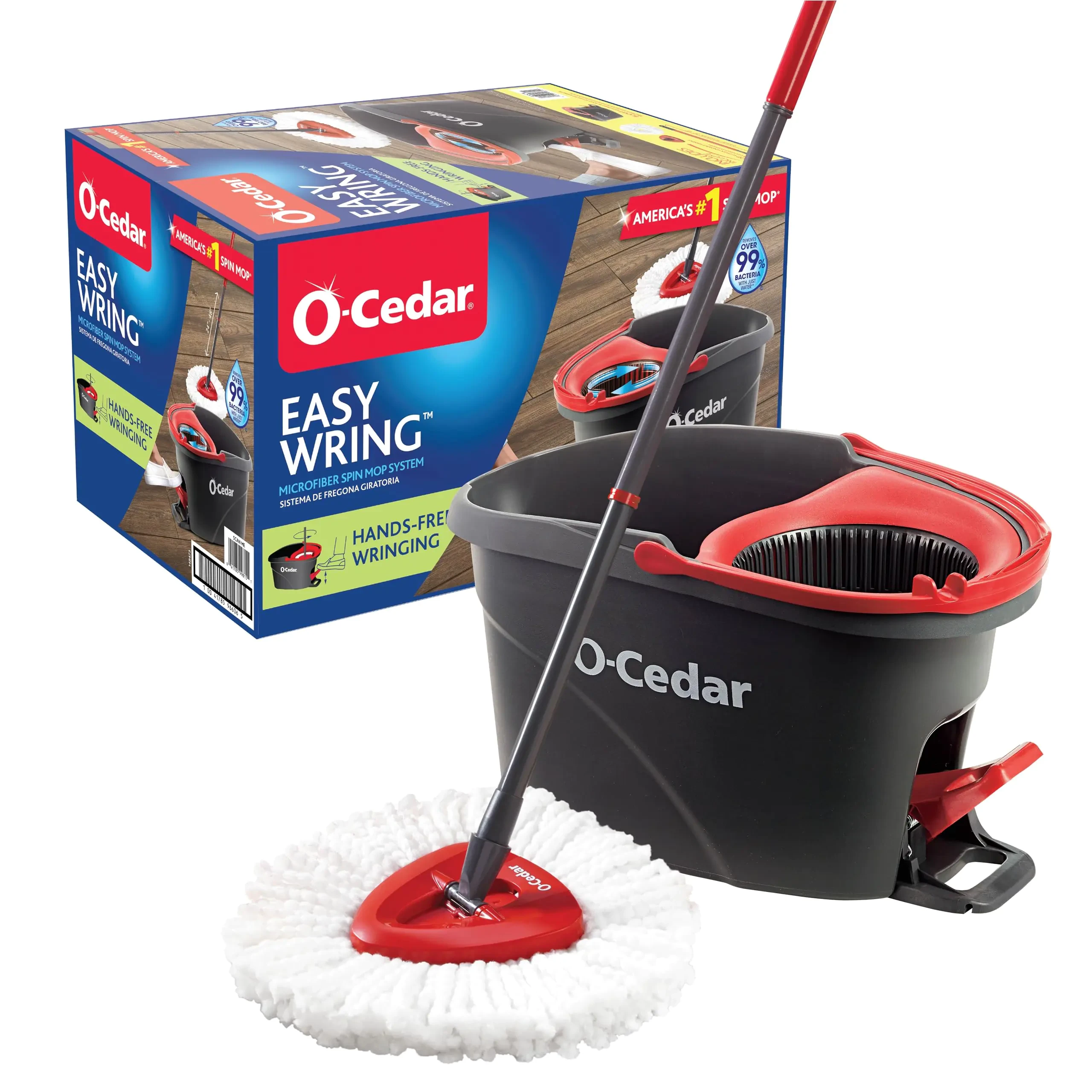 O-Cedar EasyWring Spin Mop Kit