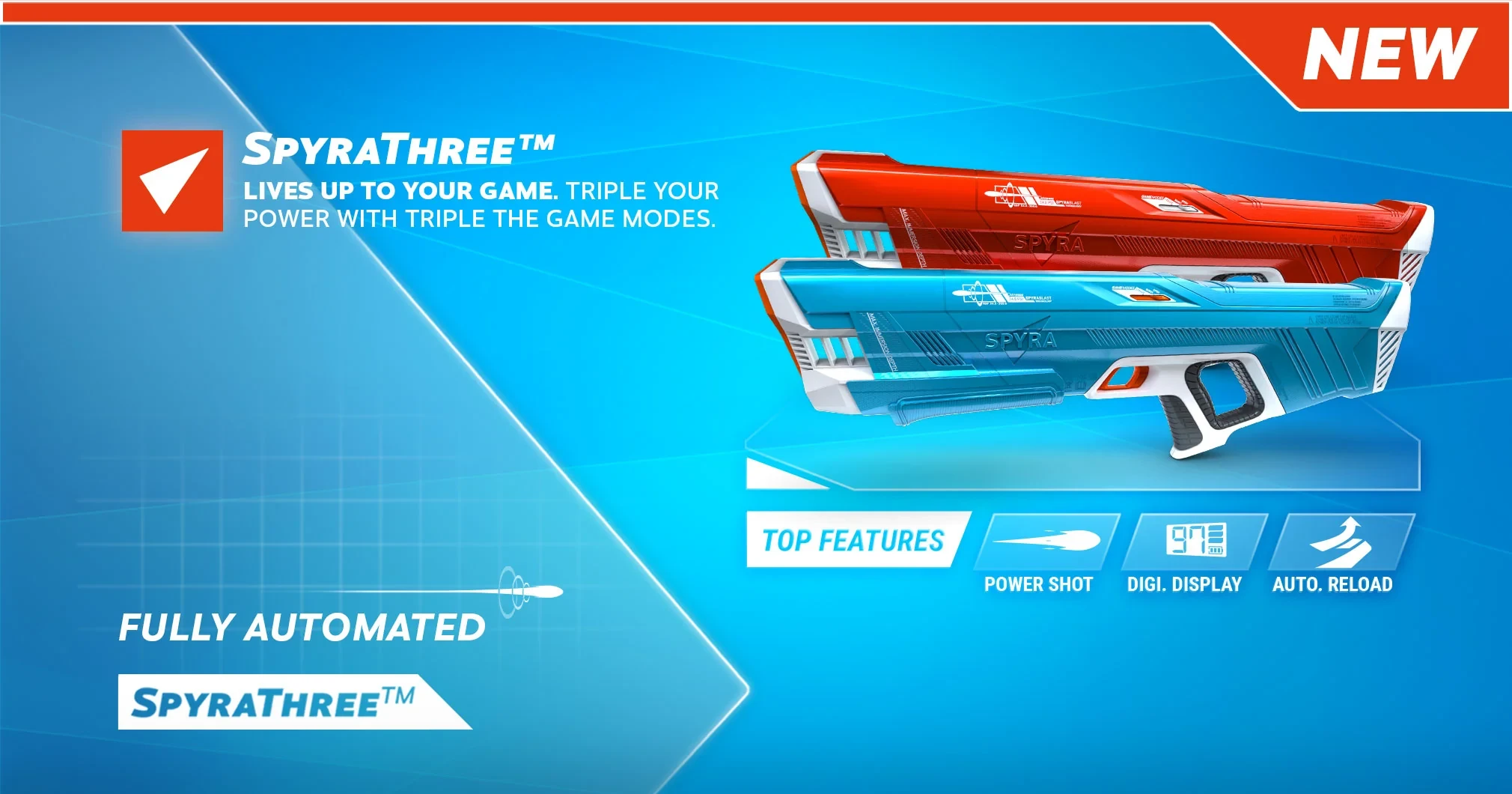 SPYRA Water Gun Designed for GiftTree