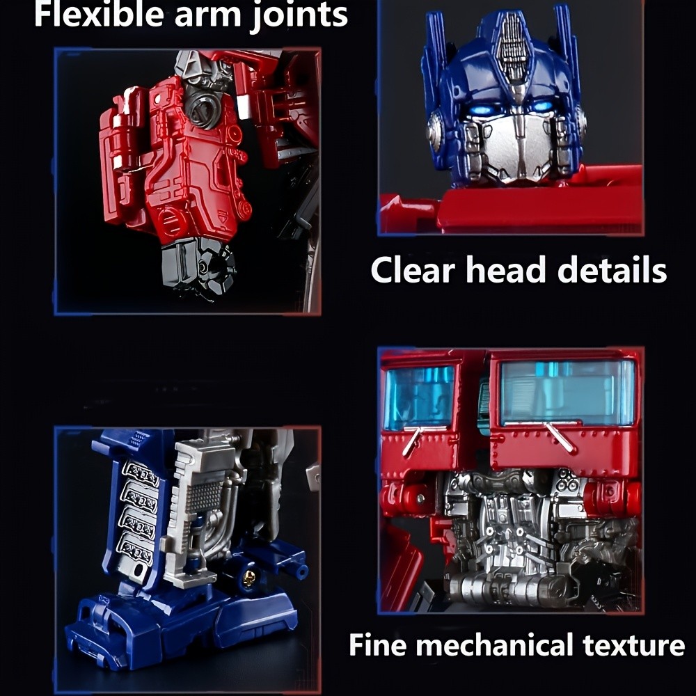 Transformers Optimus Prime 2-in-1 Convertible Statue Figure with Power Axe