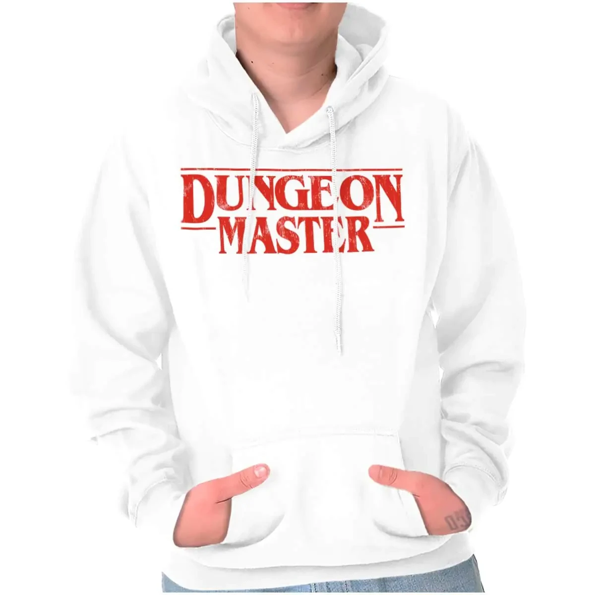 Brisco Brands Dungeon Game Master D&D Things Hoodie Sweatshirt Women Men White