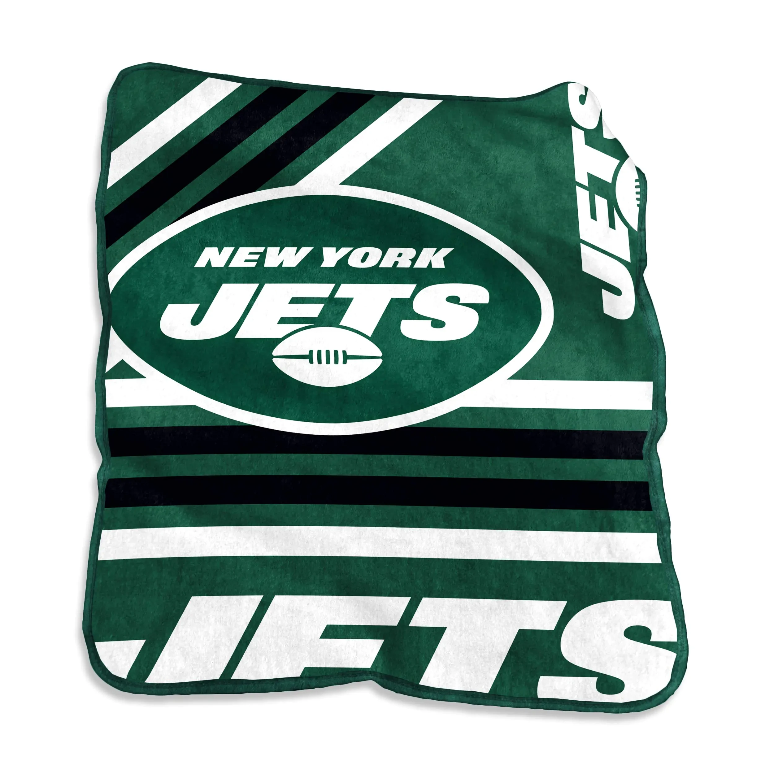 Logo Brands New York Jets Raschel Throw