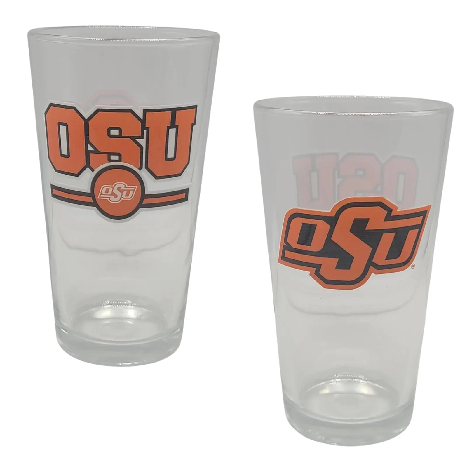 Boelter Brands Licensed NCAA Letterman 16oz Pint Glass (Oklahoma State Cowboys)