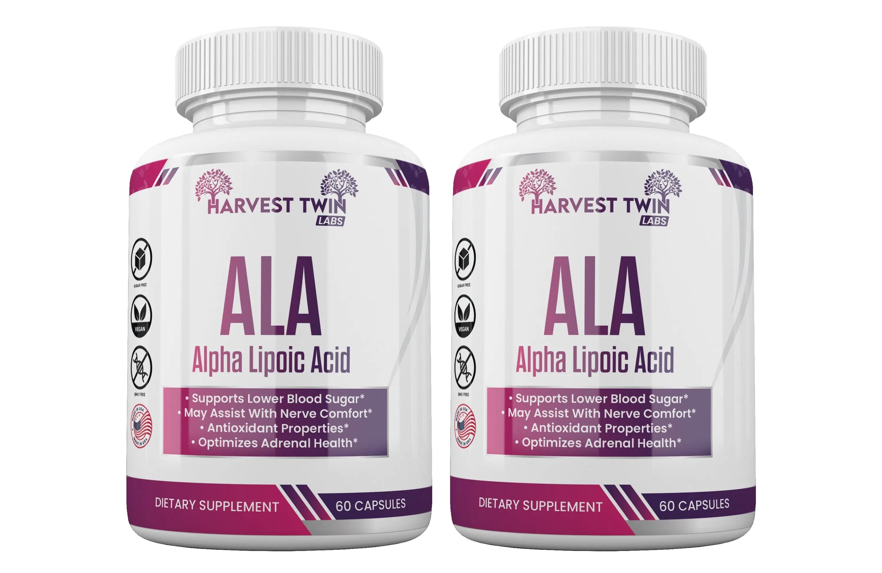 ALA Alpha Lipoic Acid - Maintains Healthy Blood Sugar & Boosts Energy