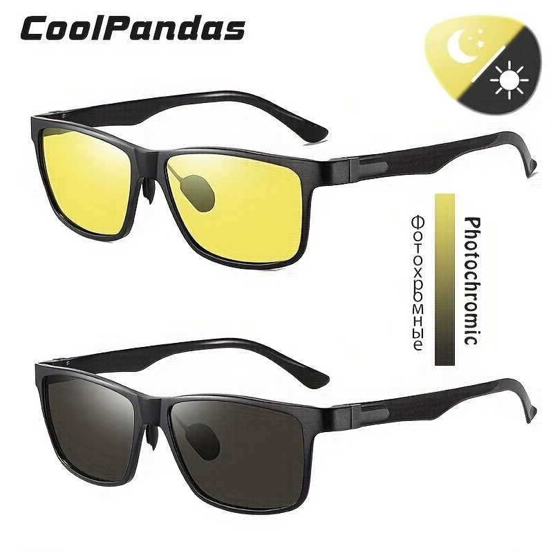 High-Quality Square Photochromic Sunglasses