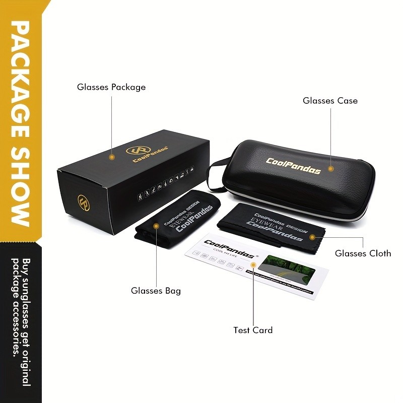 High-Quality Square Photochromic Sunglasses