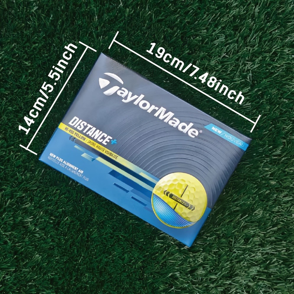 12-Pack of TAYLORMADE Distance+ Golf Balls  Maximum Distance and Optimal Performance for Golfers