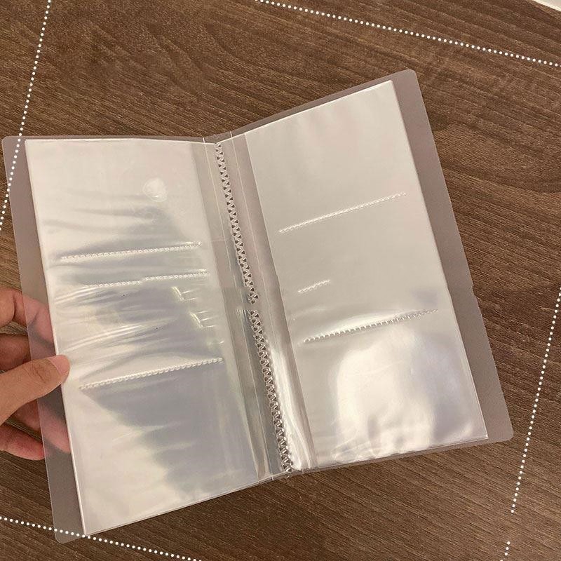 Transparent Jewellery Storage Book Set