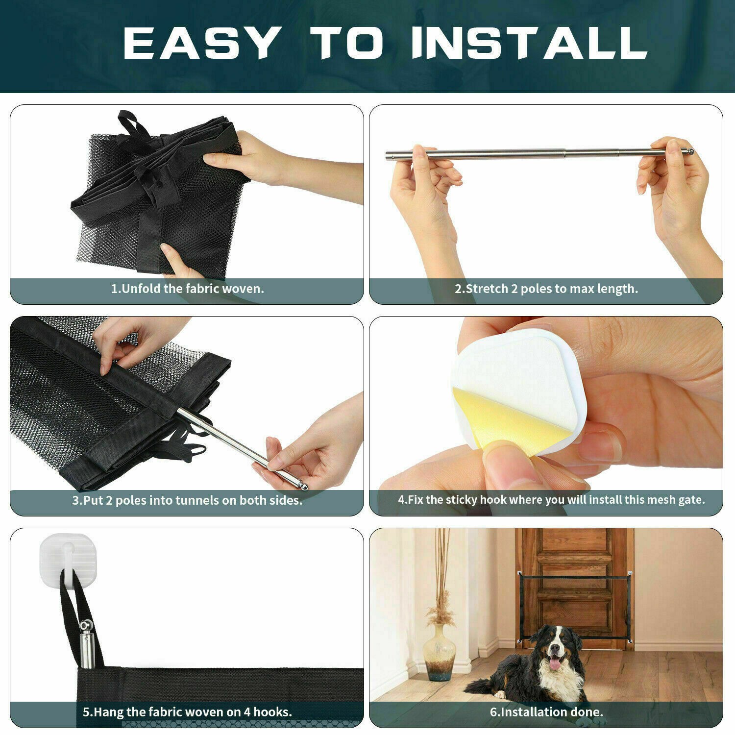 Magic-gate Portable Folding Safe Guard