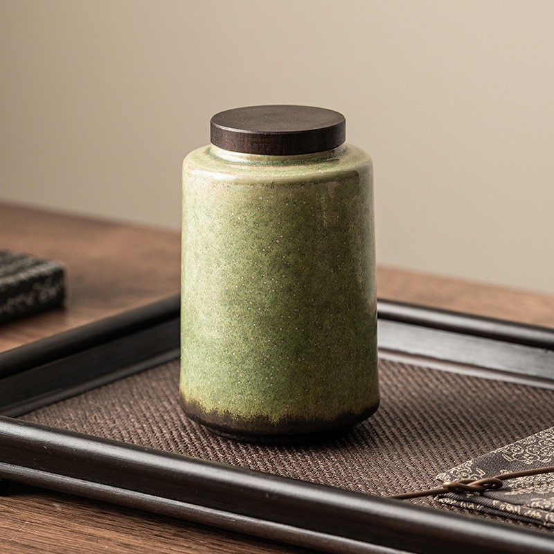 Vintage Tea Jar Sealed Jar