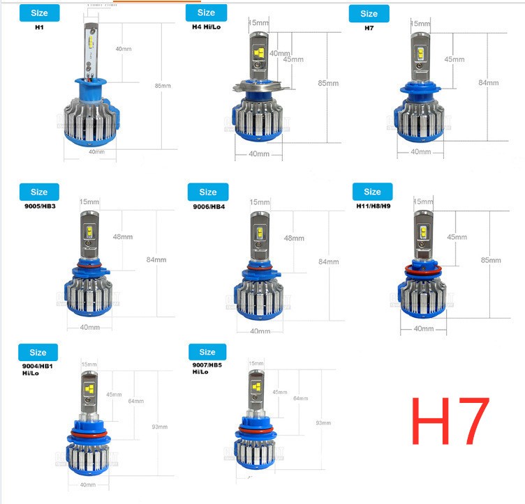H4 LED Bulb