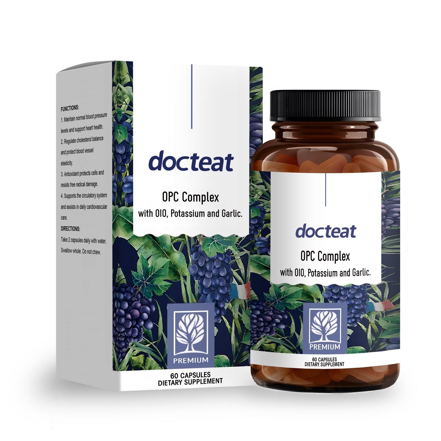 Docteat OPC Complex  Support Heart Health and Circulation Naturally