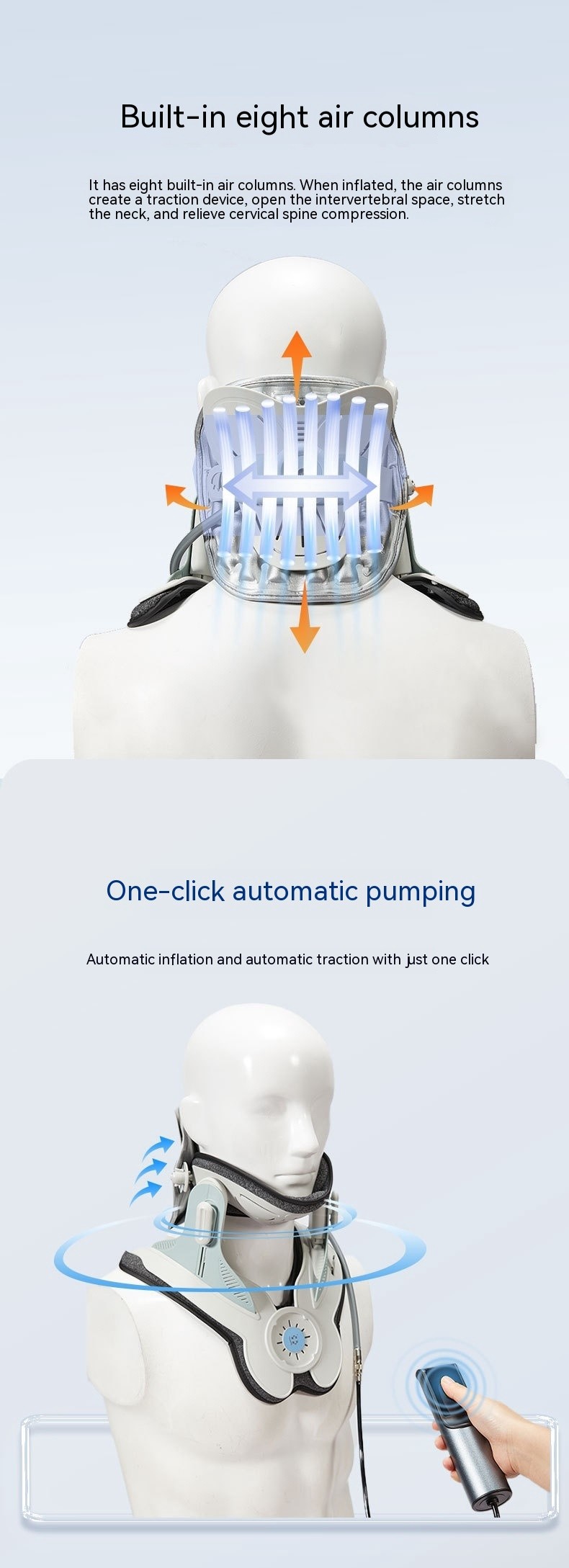 Inflatable Adjustable Penumatic Cervical Device