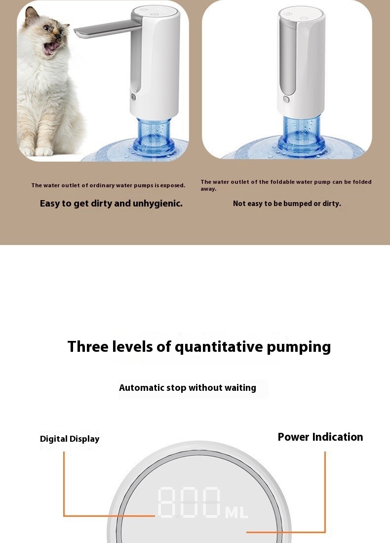 Universal 2-5 Gallon Bottle Automatic Water Dispenser Pump