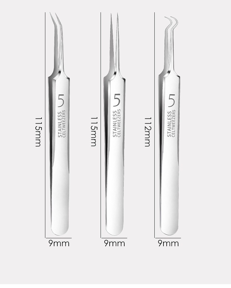 Ultra-Fine Professional Facial Blackhead Remover Tweezers