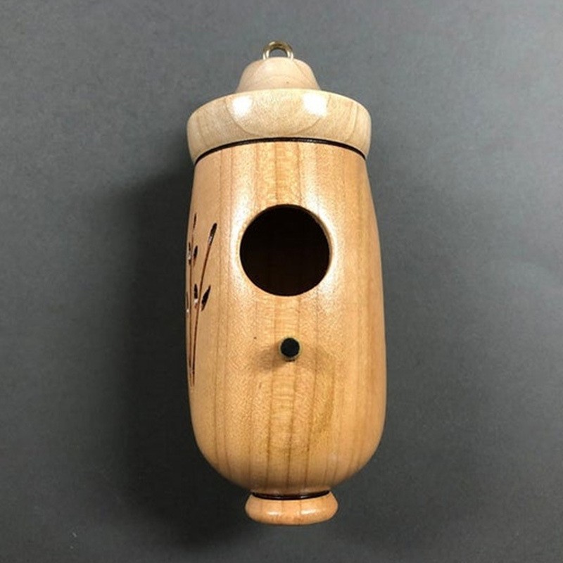 Wooden Hummingbird House