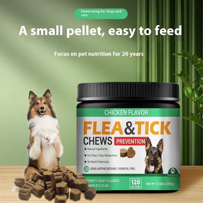 Flea & Tick Chews Prevention  Boost Your Pets Health Naturally