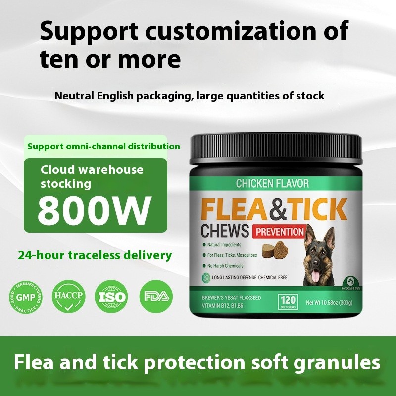 Flea & Tick Chews Prevention  Boost Your Pets Health Naturally