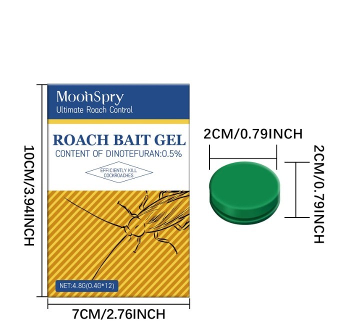 Roach Bait Gel  FastActing Cockroach Control & Pest Elimination Gel